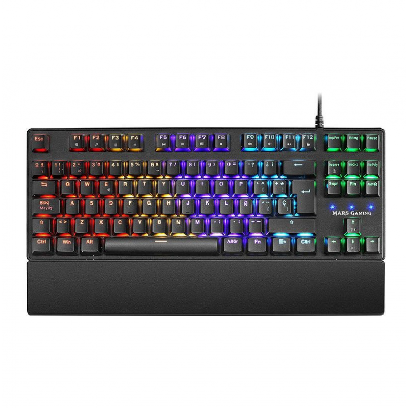 Mars gaming mkxtkl teclado mecánico gaming rgb switch rojo