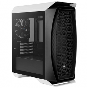Aerocool aero one mini cristal templado usb 3.1 blanca