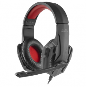 Mars gaming mh020 auriculares gaming negro rojo