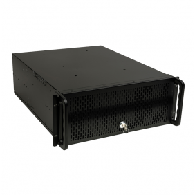 Unykach uk 4129 caja rack 19" 4u negra sin fuente