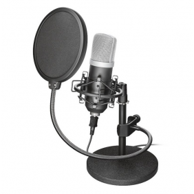 Trust gxt 252 emita micrófono cardiode para streaming/estudio