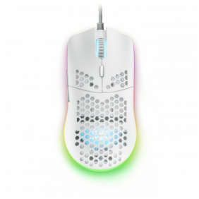 Mars gaming mmax ratón gaming rgb 12400dpi blanco