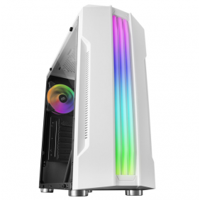 Mars gaming mck cristall temperat rgb usb 3.0 blanca