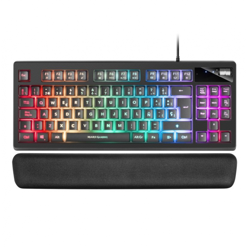 Mars Gaming MCPTKL Combo Gaming Teclado RGB + Ratón 3200 DPI Negros