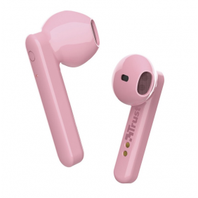 Trust prevalc touch auriculars bluetooth rosa