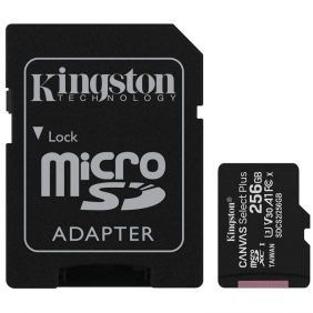 Kingston canvas select plus microsdxc uhs i 256gb classe 10