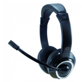 Conceptronic polona02ba auriculares con microfono negro