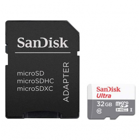 Sandisk ultra microsdhc 32gb uhs-i clase 10 + adaptador sd