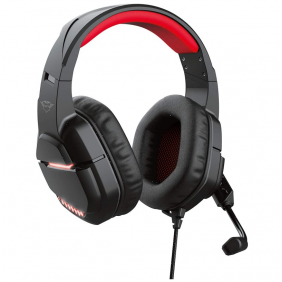 Trust gxt 488 nixxo auriculares gaming led negros