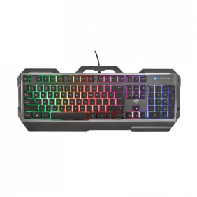 Trust gxt 856 torac teclado metálico gaming rgb