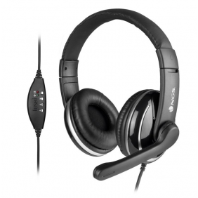 Ngs vox 800 auriculares usb con micrófono negros
