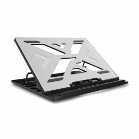 Conceptronic thana ergo s base refrigeradora para portátil hasta 15.6" aluminio gris