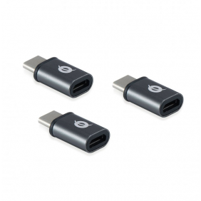 Conceptronic donn adaptador usb-c otg a micro usb 3x unidades