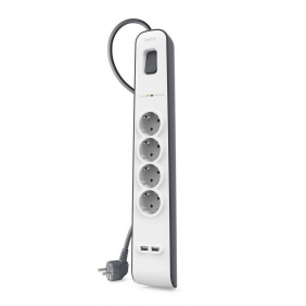 Belkin bsv401vf2m regleta 4 preses + 2 usb amb protecció