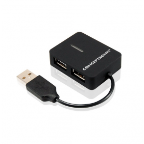 Conceptronic mini travel hub 4 ports usb 2.0