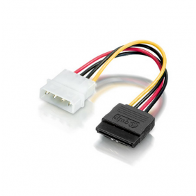 Equip cable alimentacion molex sata 15 cm