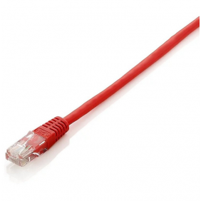 Equip cable de red rj45 u/utp cat.5e rojo 5m