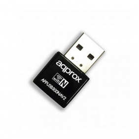 Approx adaptador sense fil n 300mbps nano usb