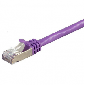 Equip cable de red rj45 s/ftp platinum libre de halógenos cat.6a violeta 5m