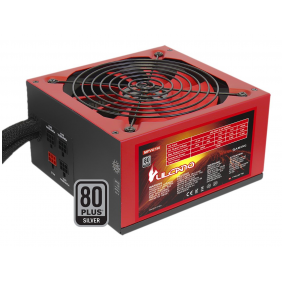 Mars gaming vulcano 750w 80 plus silver semi modular vermell