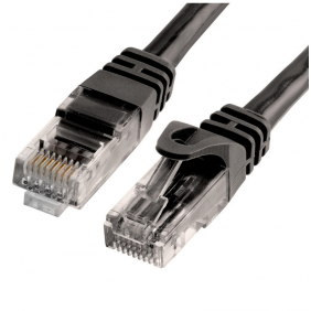 Equip cable de xarxa utp cat 6 3m negre