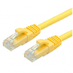 Equip cable de red utp cat 6 05m amarillo