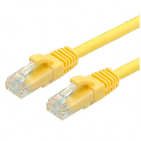 Equip cable de xarxa utp cat 6 05m groc