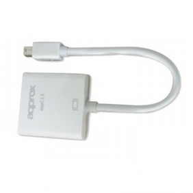 Approx appc13v2 adaptador mini displayport a vga blanc