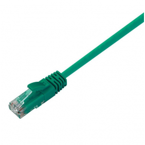 Equip cable de red rj45 u/utp cat.6 verde 1m