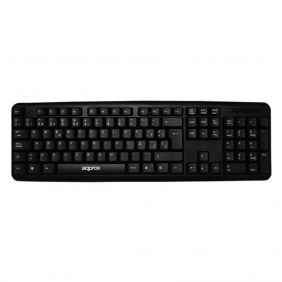 Approx appkbeco teclado usb negro