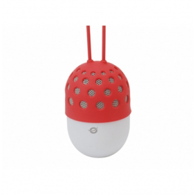 Conceptronic altavoz bluetooth impermeable rojo