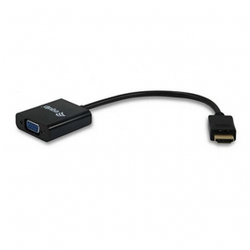 Equip adaptador hdmi a vga amb sortida d'àudio