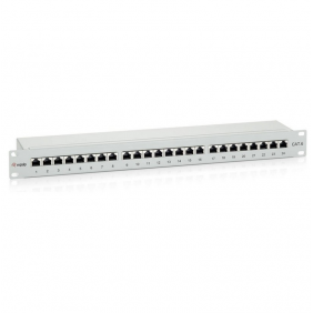 Equip panell de pegats 1u cat.6 24 ports 19" gris