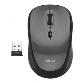 Trust yvi wireless raton inalambrico 1600dpi gris