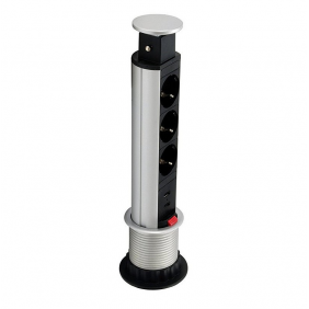 Equip 333304 regleta pop-up per a taula 3 preses + 2 usb