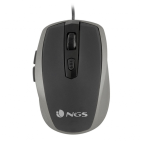 Ngs tick silver ratón Óptico 1600dpi plata