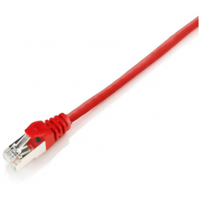 Equip cable de red rj45 s/ftp apantallado cat.6a rojo 3m