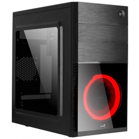 Aerocool cs 105 usb 30 negra roja con ventana