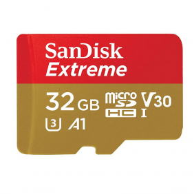 Sandisk extremi microsdxc 32gb classe 10 uhs-i + adaptador