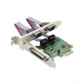 Conceptronic tarjeta pci express 1x puerto paralelo + 2x pueros serie