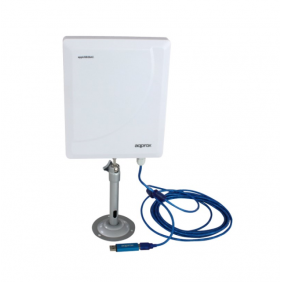 Approx appusb26ac antena wifi 26 dbi 5ghz + adaptador usb inalámbrico 600mbps