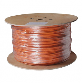 Equip bobina cable de xarxa categoria 7 s/ftp 100m lliure d'halògens taronja