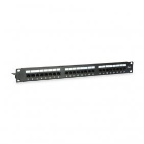Equip panell de pegats 24 ports cat 6 sense blindatge