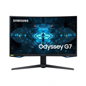 Samsung odyssey g7 lc27g75tqsrxen 26.9" qled qhd 240hz g-sync compatible curva