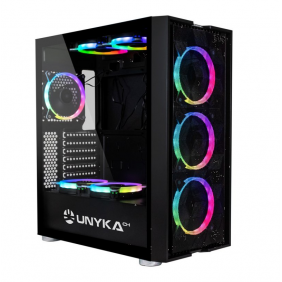 Unykach exagon evo argb usb 3.1 con ventana
