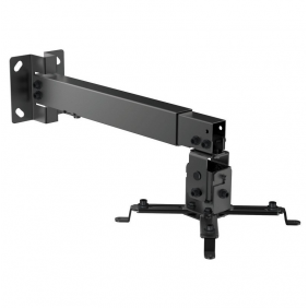 Equip suport de projector inclinable per a sostre o paret 430-650mm fins a 20kgs negre