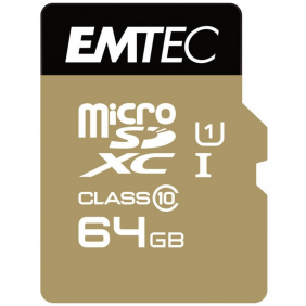 Emtec elit gold microsdxc 64gb classe 10