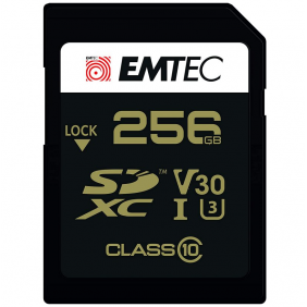 Emtec speedin pro sdxc 256gb clase 10 u3 v30 uhs-i