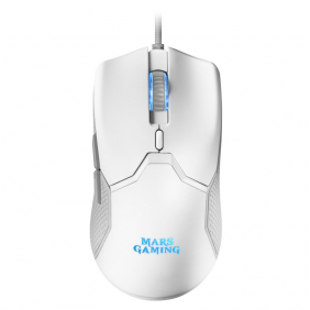 Mars gaming mmv ratolí gaming rgb 10000dpi blanc