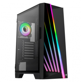 Aerocool mirage argb cristal templado usb 3.0 negro